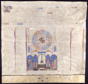 Carta de Alfonso X referente a la consagración de los obispos electos de Osma y Cuenca en la iglesia de Sevilla