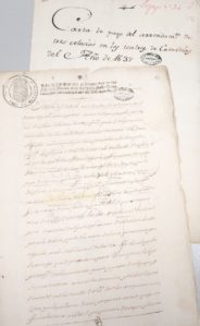 Alquiler de celosías. 1637. ARCM, signatura 5083/18. Archivo Regional de la Comunidad de Madrid.
