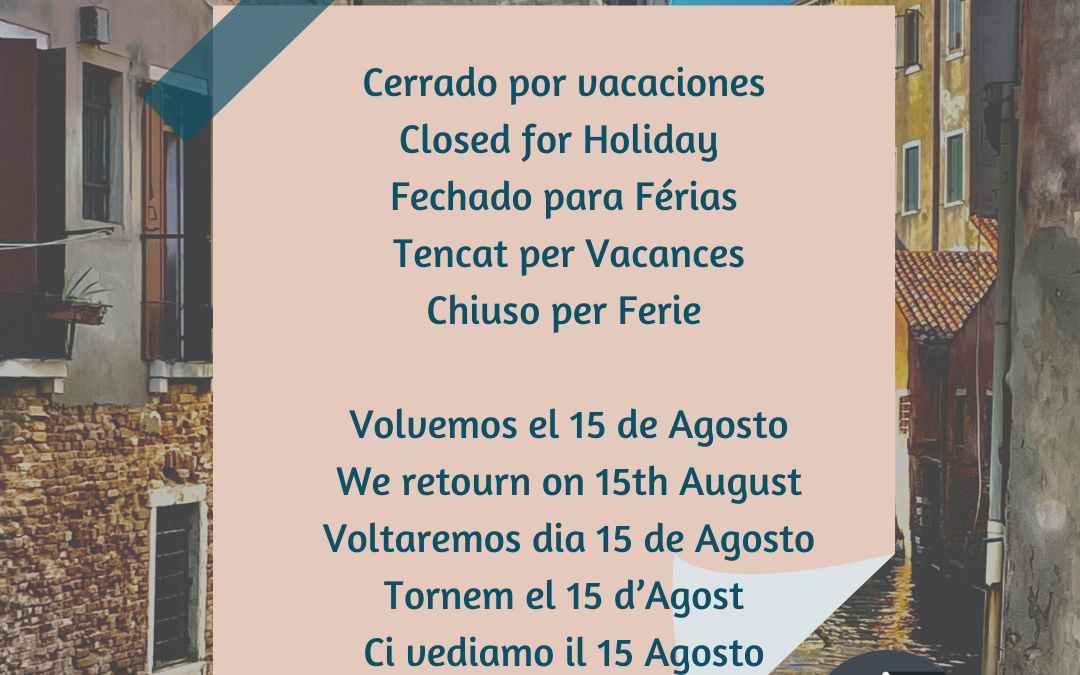 La redazione di Archivoz chiude per ferie fino al 15 agosto